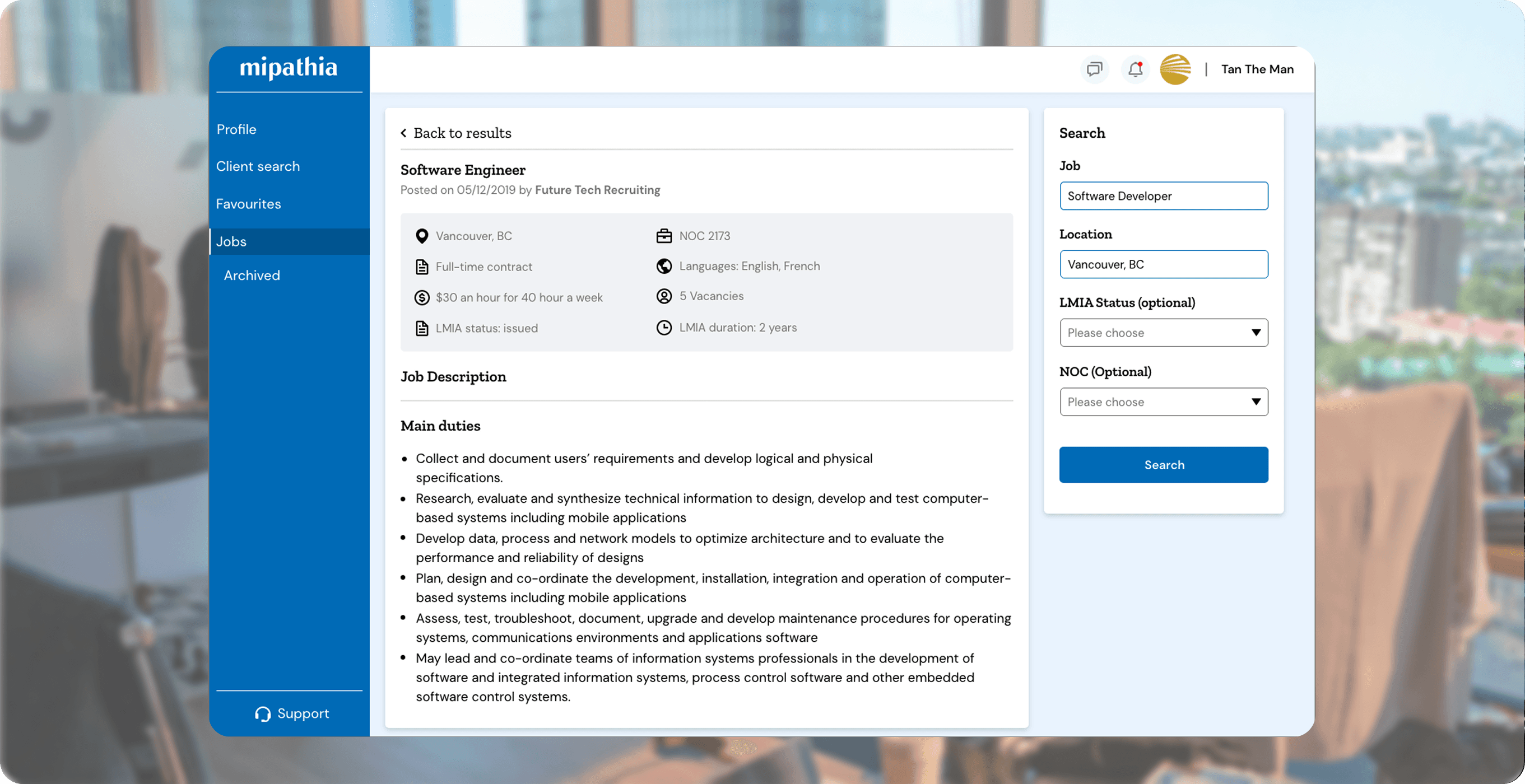 Mipathia employer jobs board
