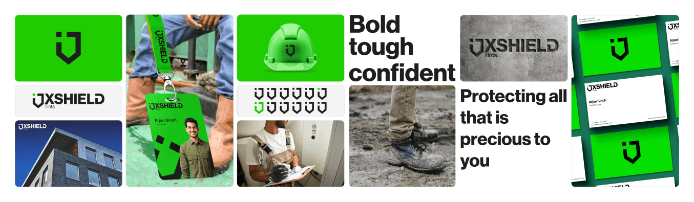 Bold, tough, confident brand direction