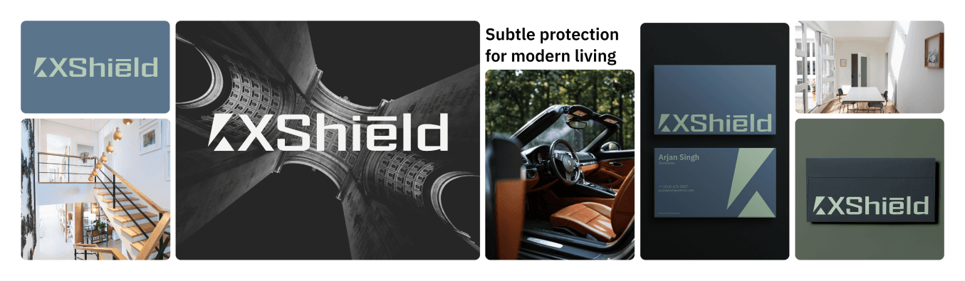 Subtle protection for modern living, the chosen brand direction